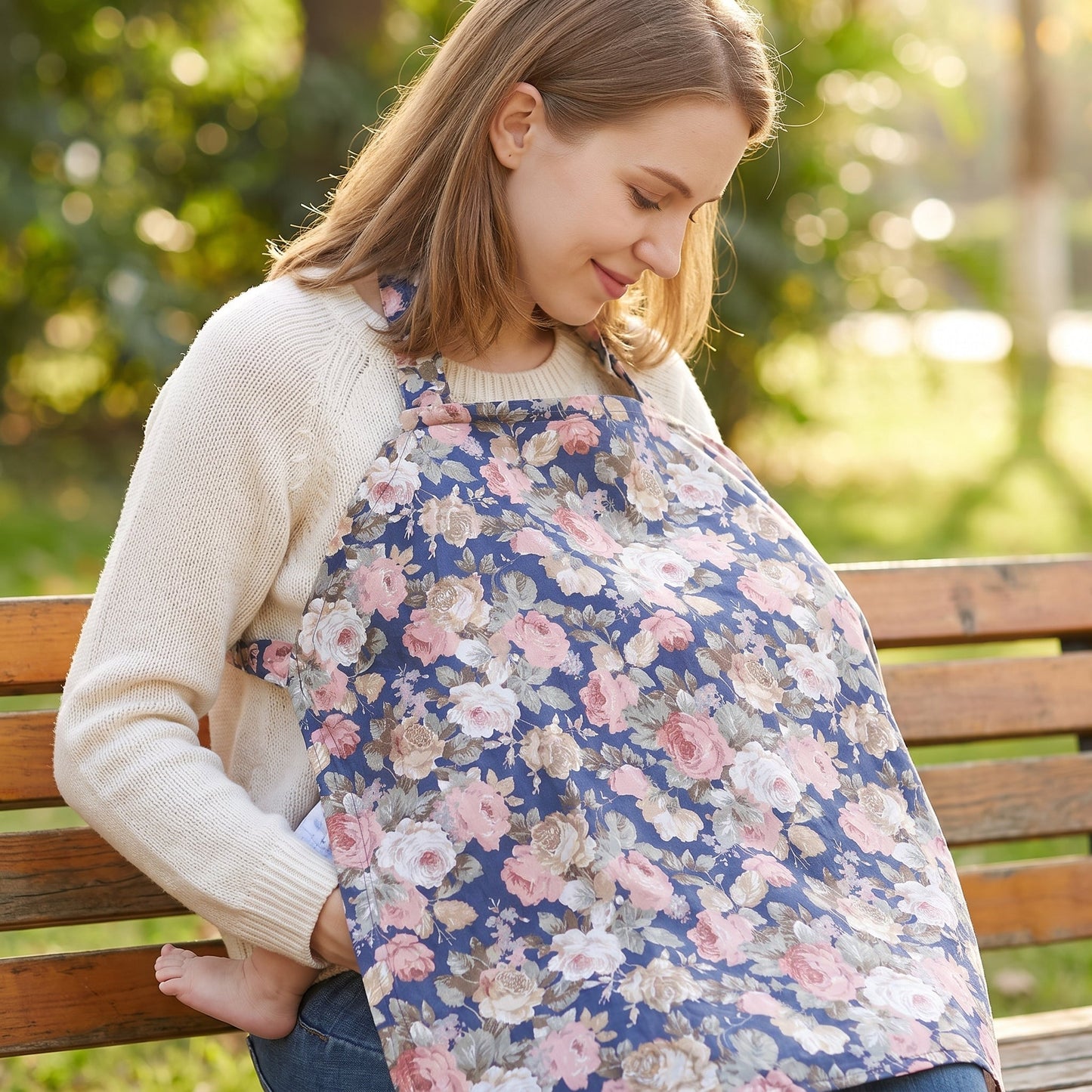 Little Manta Baby Nursing Cover Poncho