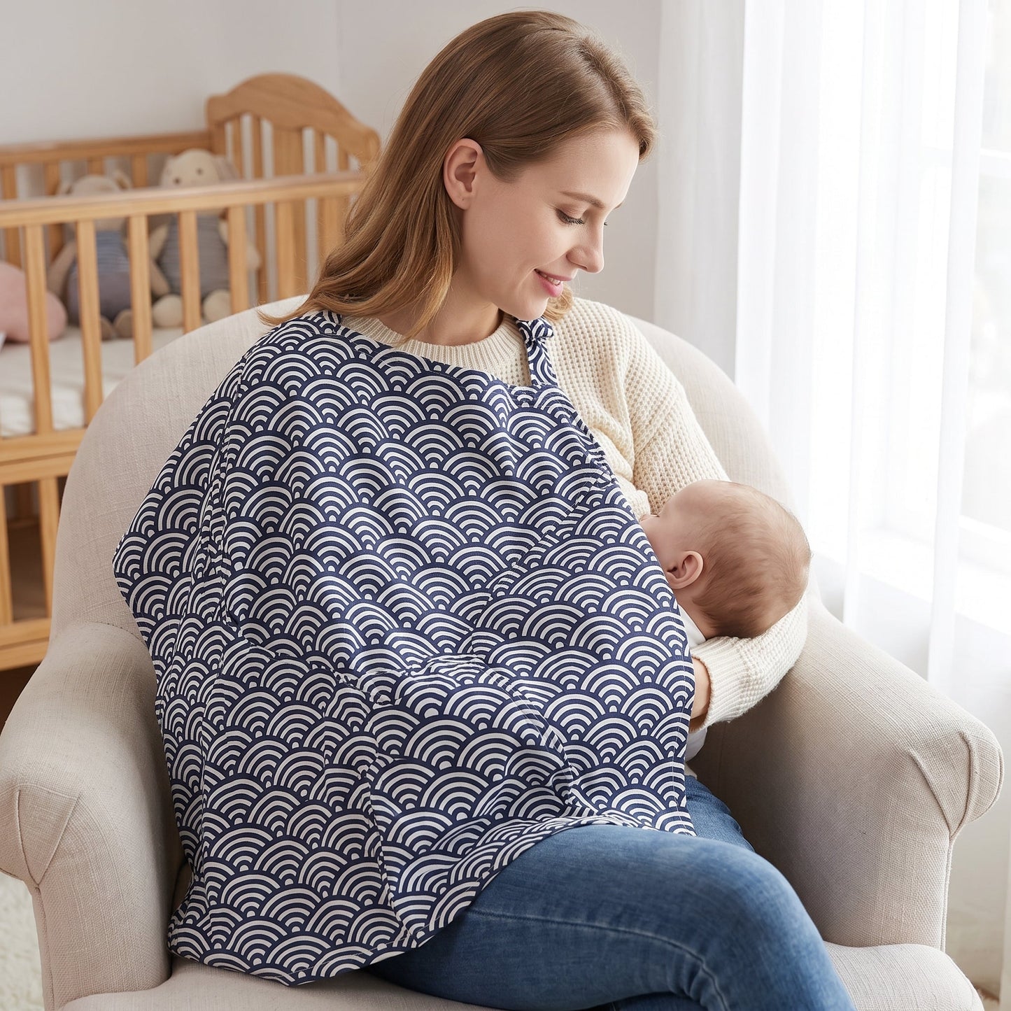 Little Manta Baby Nursing Cover Poncho