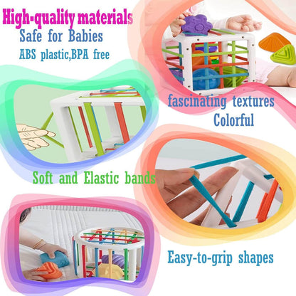 6 Piece Multi Sensory Shape Toy Set