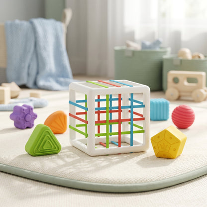 6 Piece Multi Sensory Shape Toy Set