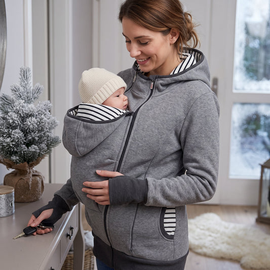 Little Manta Babywearing Kangaroo Hoodie