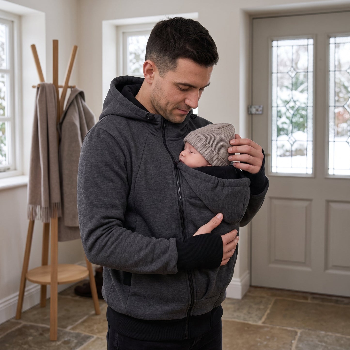 Little Manta Babywearing Kangaroo Hoodie