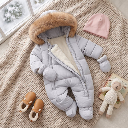 Little Manta Cozy Baby Winter Jumpsuit