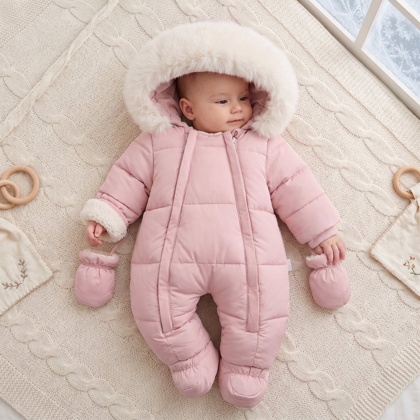 Little Manta Cozy Baby Winter Jumpsuit