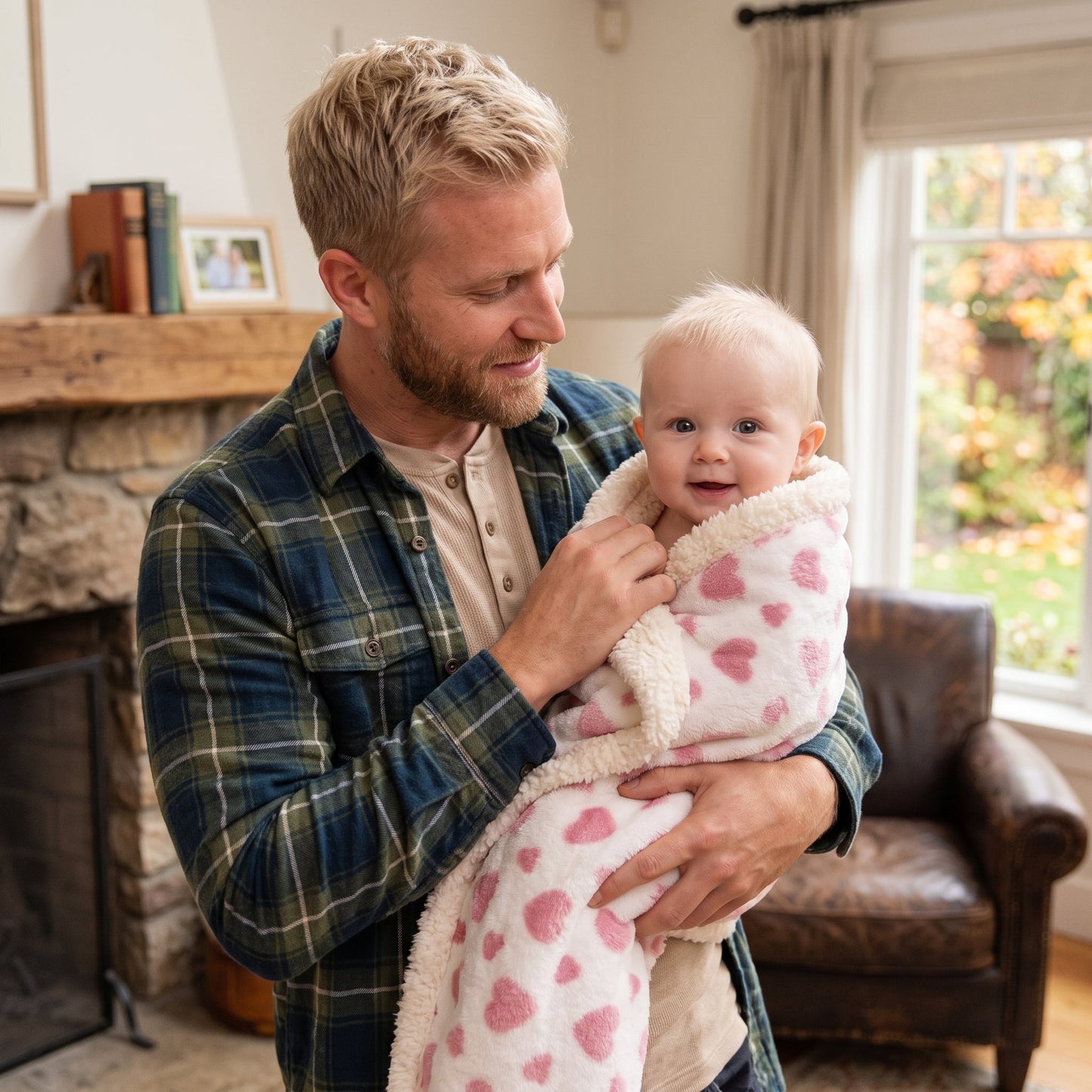 Little Manta Flannel Baby Stroller Blanket