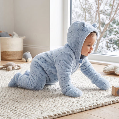 Little Manta Fleece Baby Crawling Romper