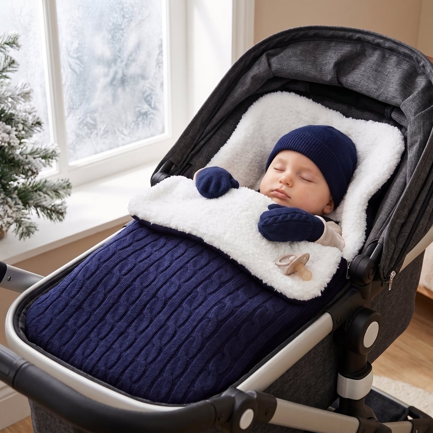Little Manta Velvet Baby Sleeping Bag