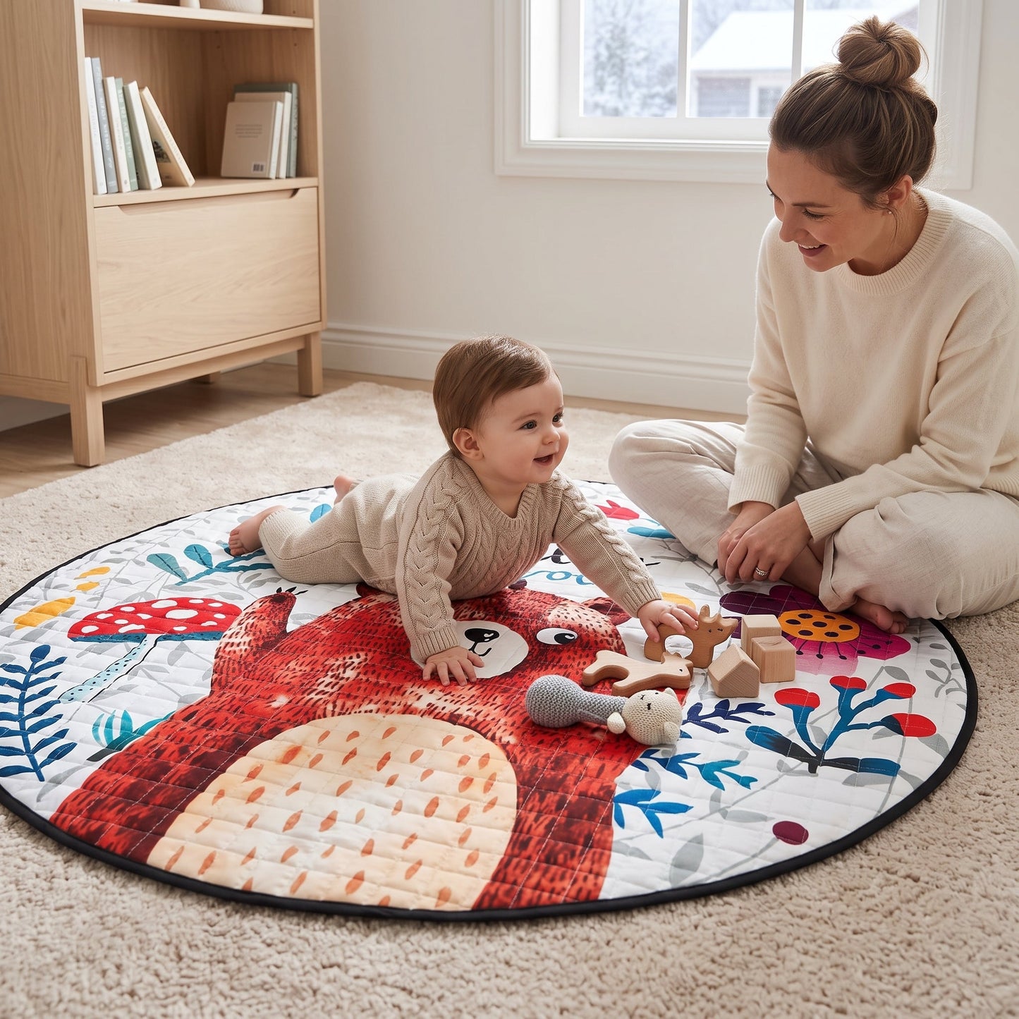 Little Manta Hello Bunny Play Mat
