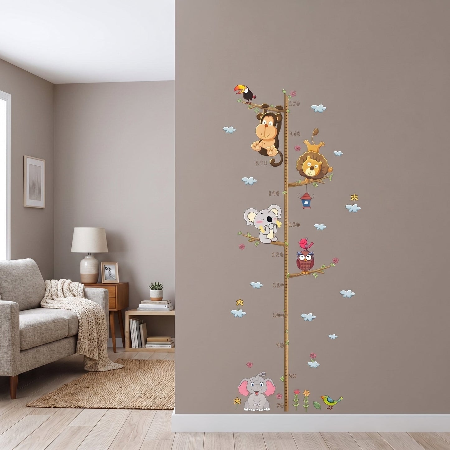 Little Manta Monkey Friends Height Growth Chart