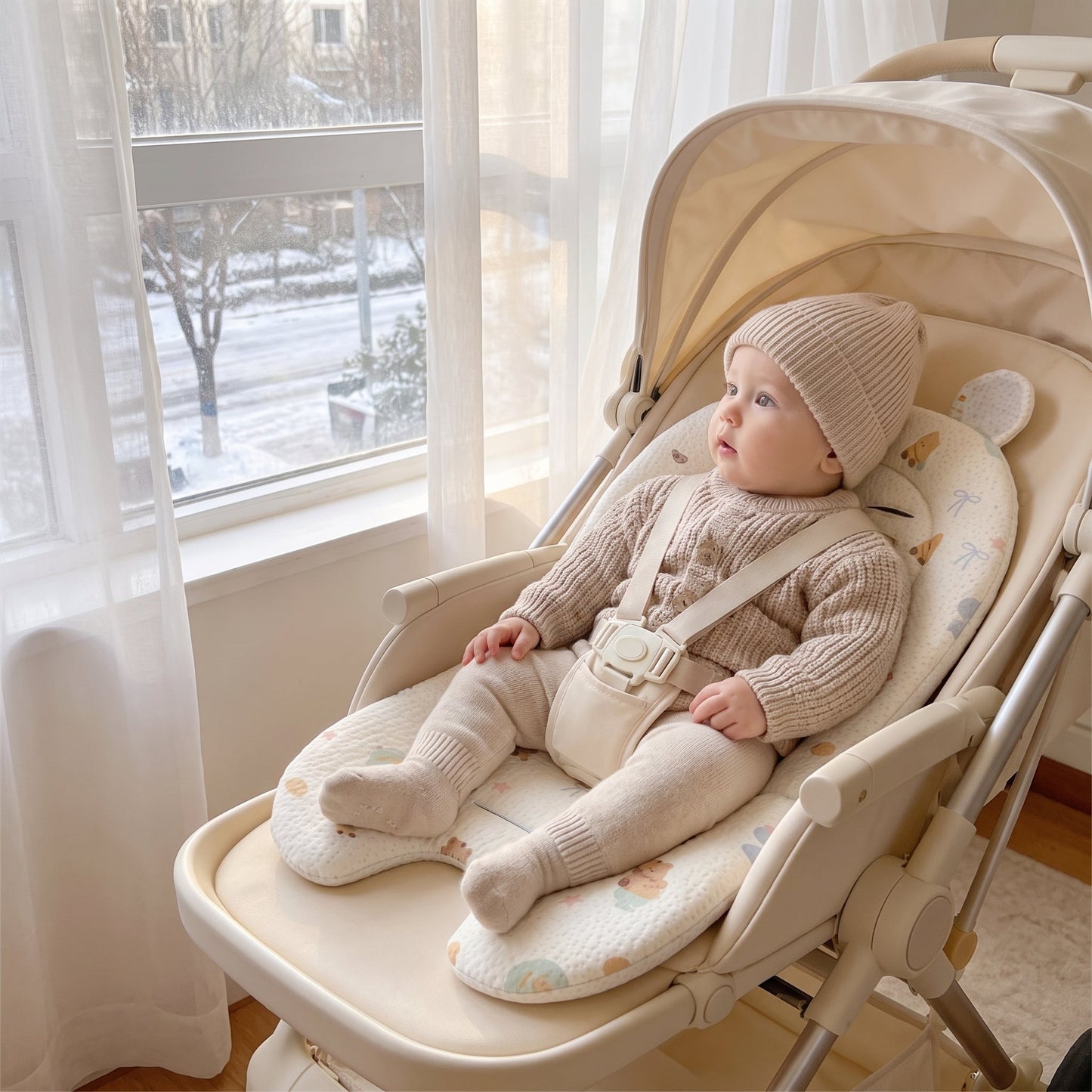 Little Manta Soft Baby Stroller Cushion