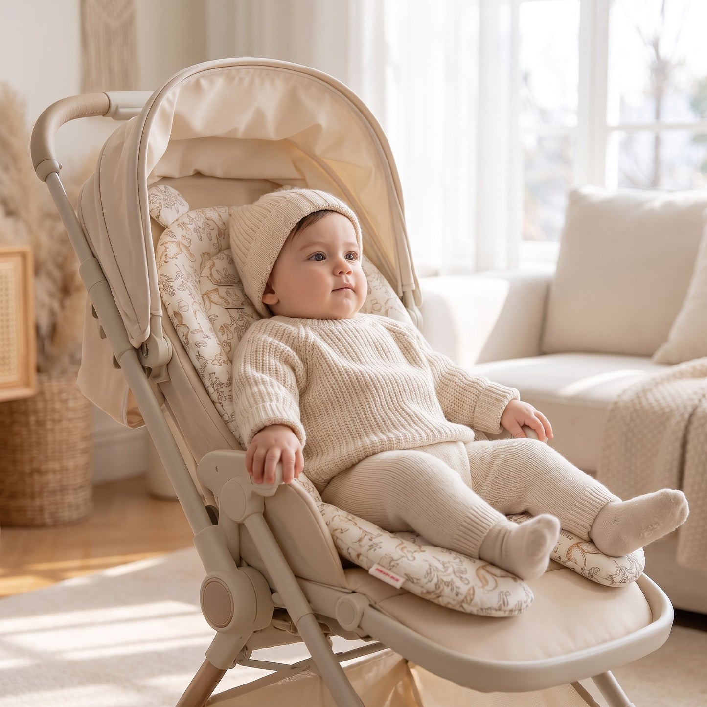 Little Manta Soft Baby Stroller Cushion