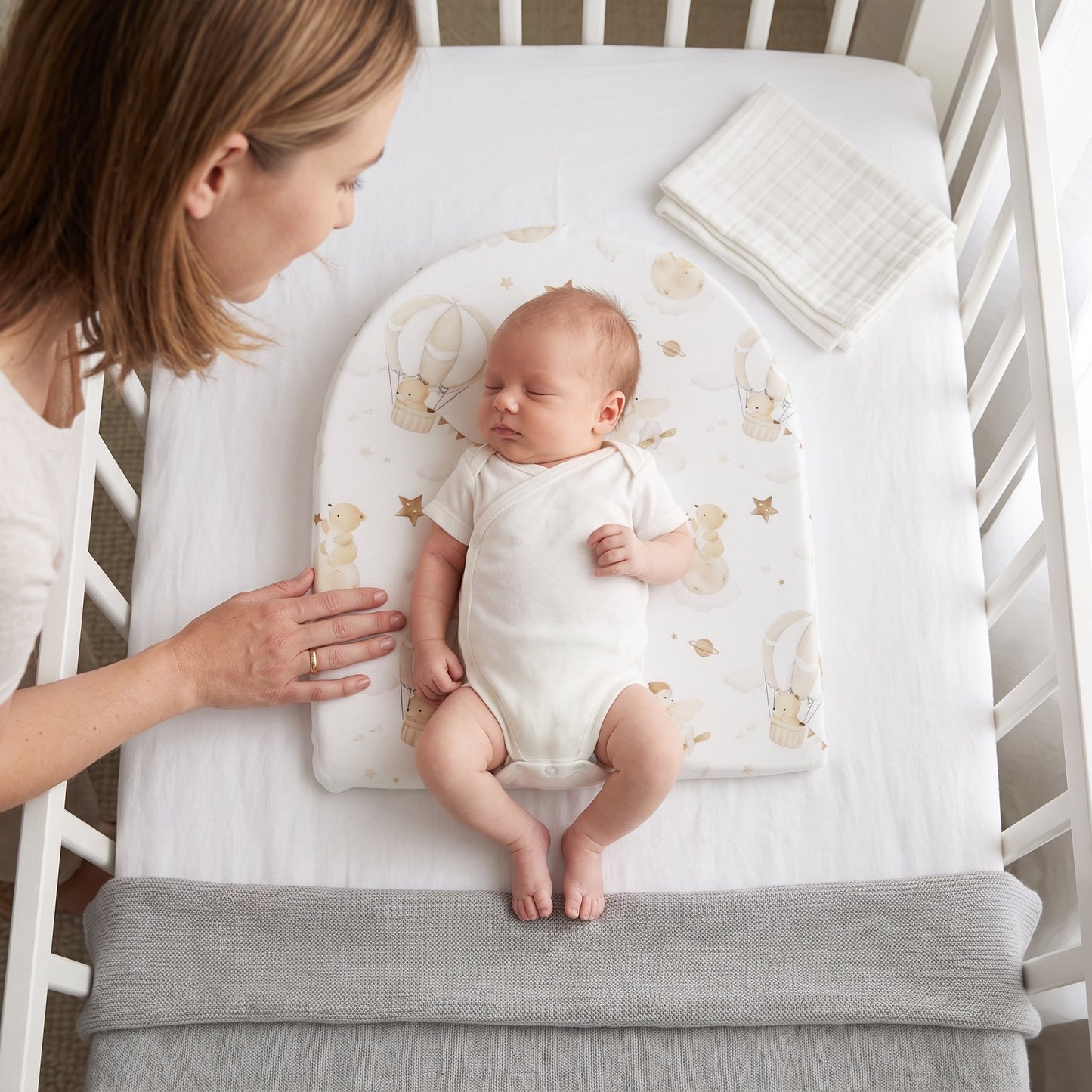 Little Manta Wedge Baby Feeding Pillow