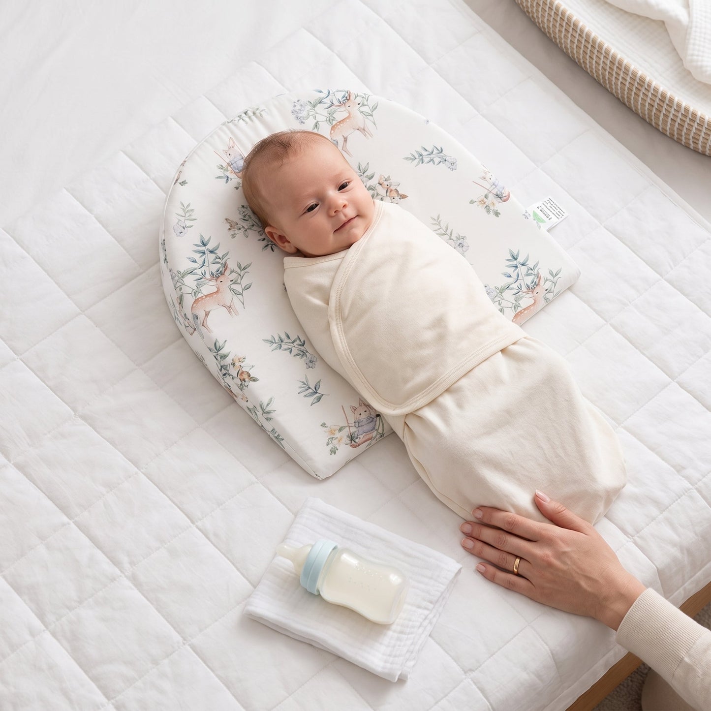 Little Manta Wedge Baby Feeding Pillow