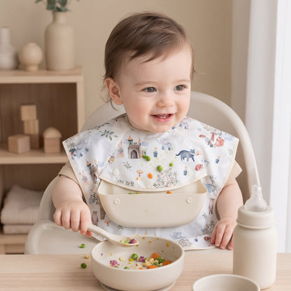 Little Manta Foldable Catch-All Mealtime Smock