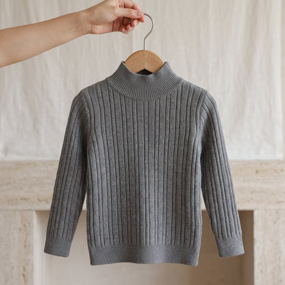 Little Manta Knit Turtleneck Sweater