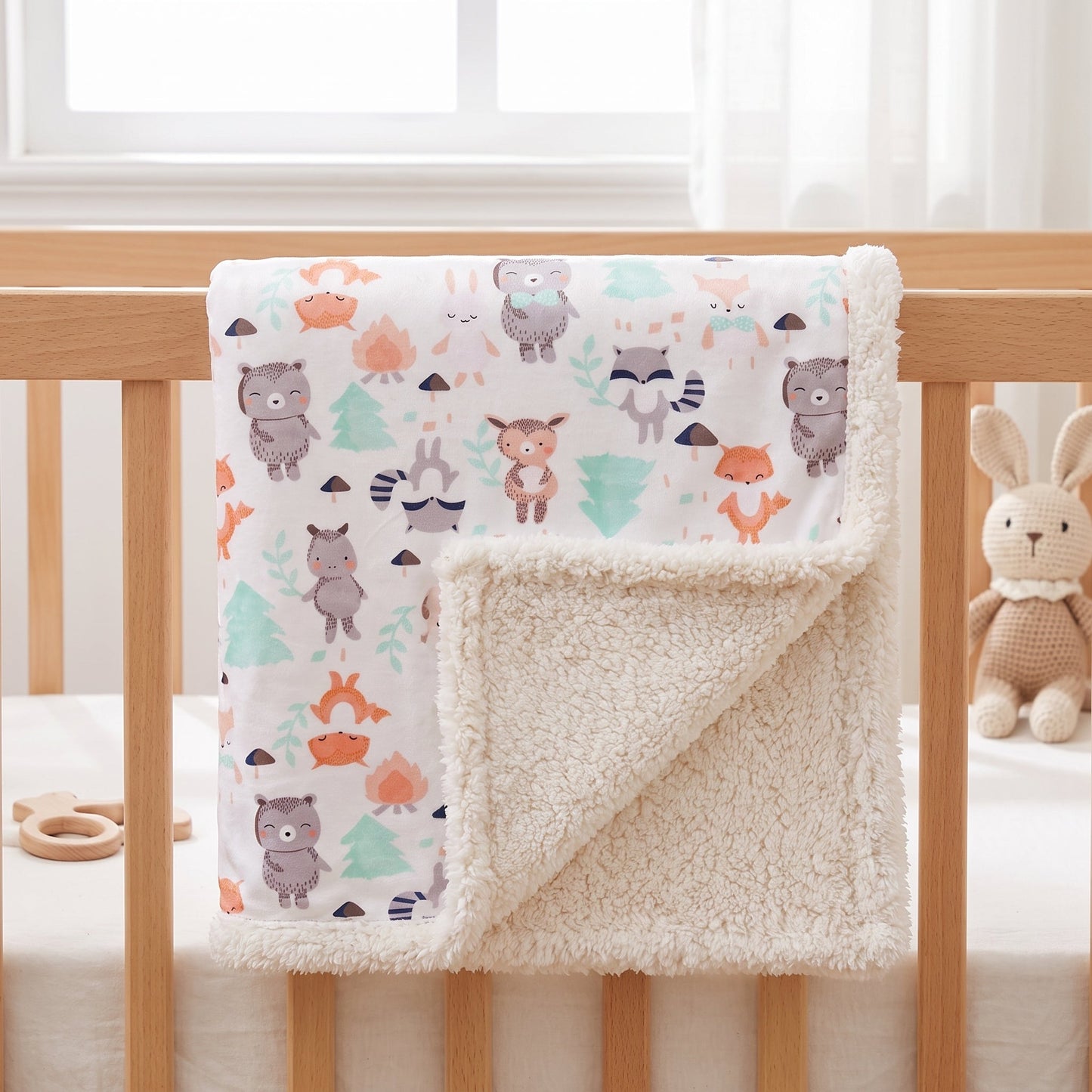 Little Manta Lamb Fleece Baby Blanket