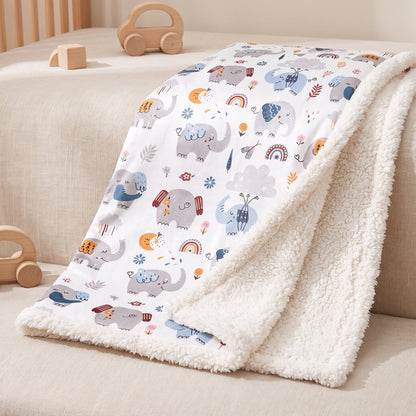 Little Manta Lamb Fleece Baby Blanket