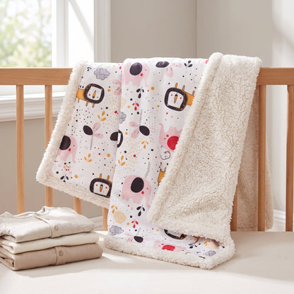 Little Manta Lamb Fleece Baby Blanket
