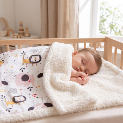 Little Manta Lamb Fleece Baby Blanket