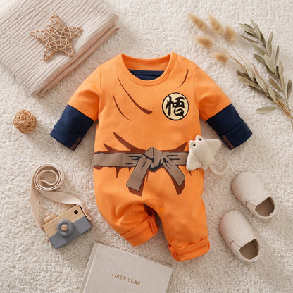 Little Manta Little Hero Character Baby Onesie