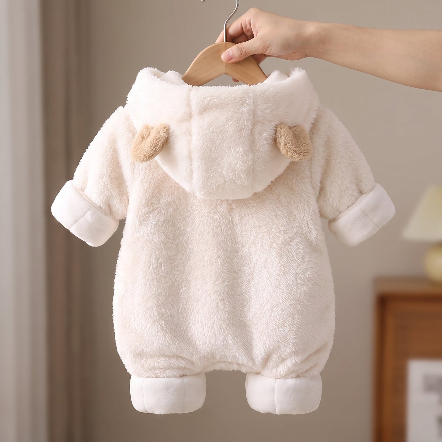 Little Manta Flannel Baby Winter Jumpsuit