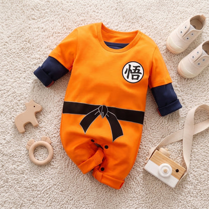 Little Manta Little Hero Character Baby Onesie