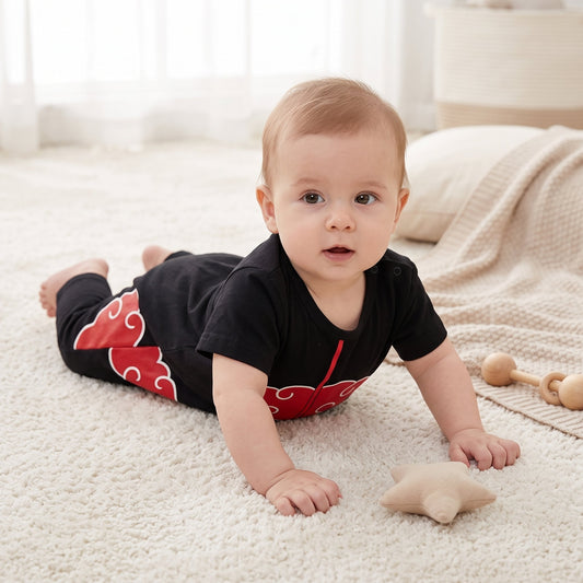 Little Manta Little Hero Character Baby Onesie
