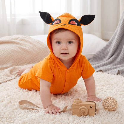 Little Manta Little Hero Character Baby Onesie