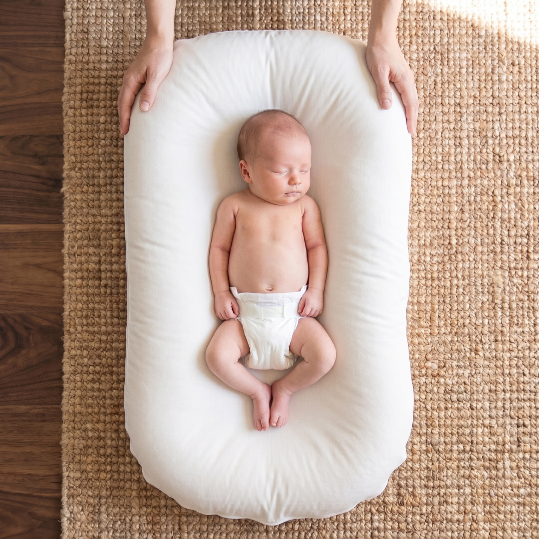 Little Manta Pastel Baby Lounger Pillow