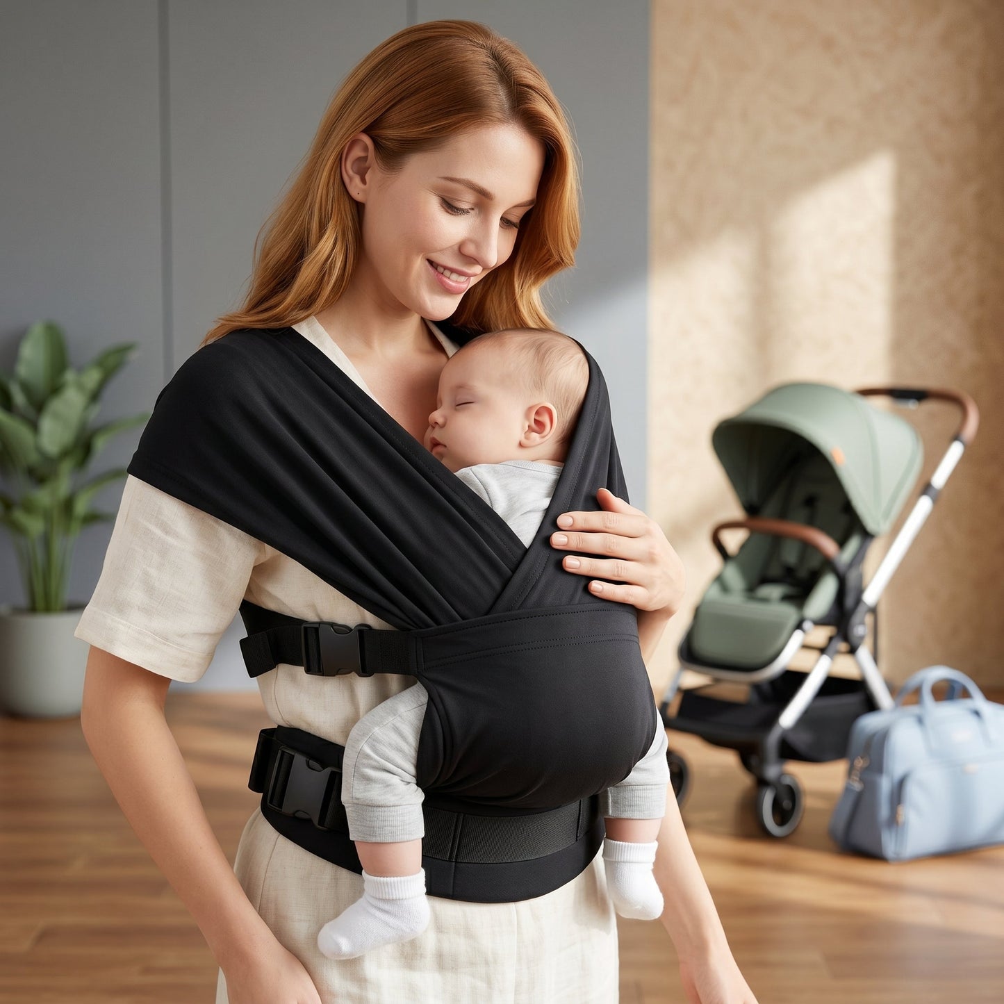Adjustable Wrap Baby Carrier