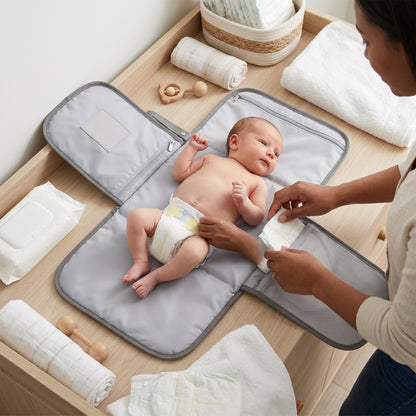 Baby Diaper Backpack with Compression Storage