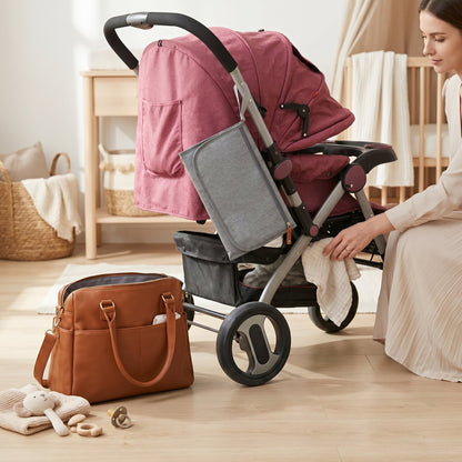 Baby Diaper Backpack with Compression Storage