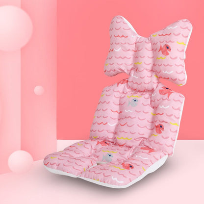 Breathable Head Support Stroller Pad