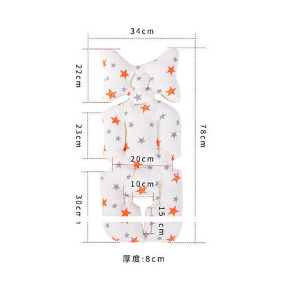 Breathable Head Support Stroller Pad