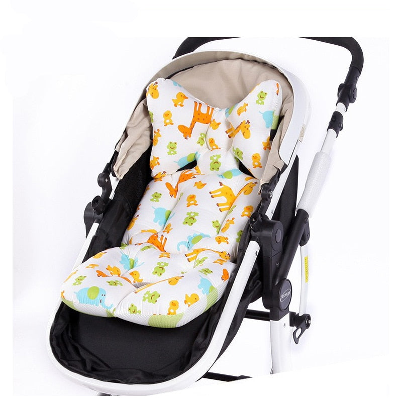 Breathable Head Support Stroller Pad