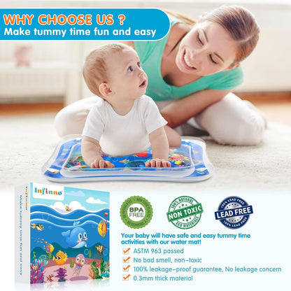 Inflatable Tummy Time Water Play Mat