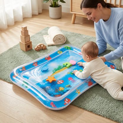 Inflatable Tummy Time Water Play Mat