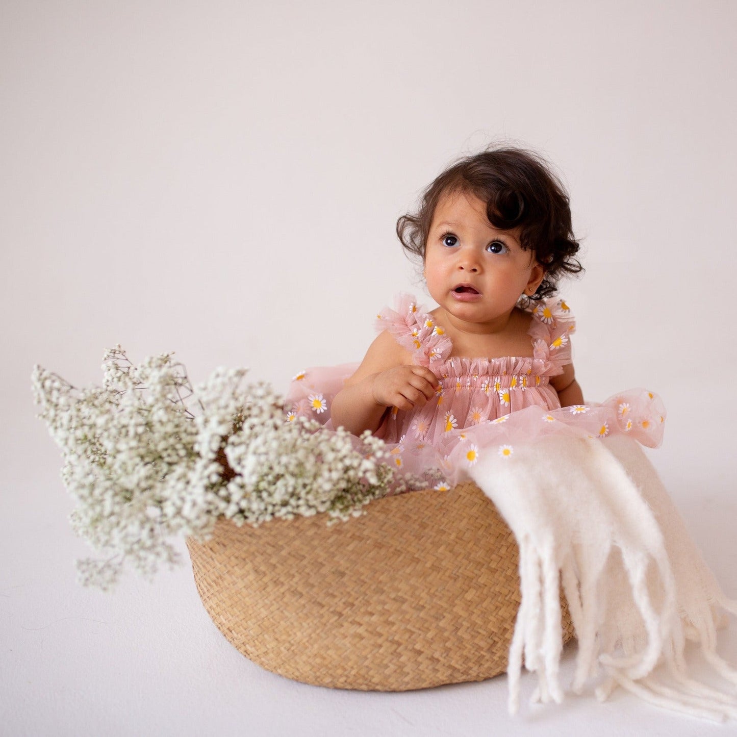Little Manta Daisy Tulle Dress