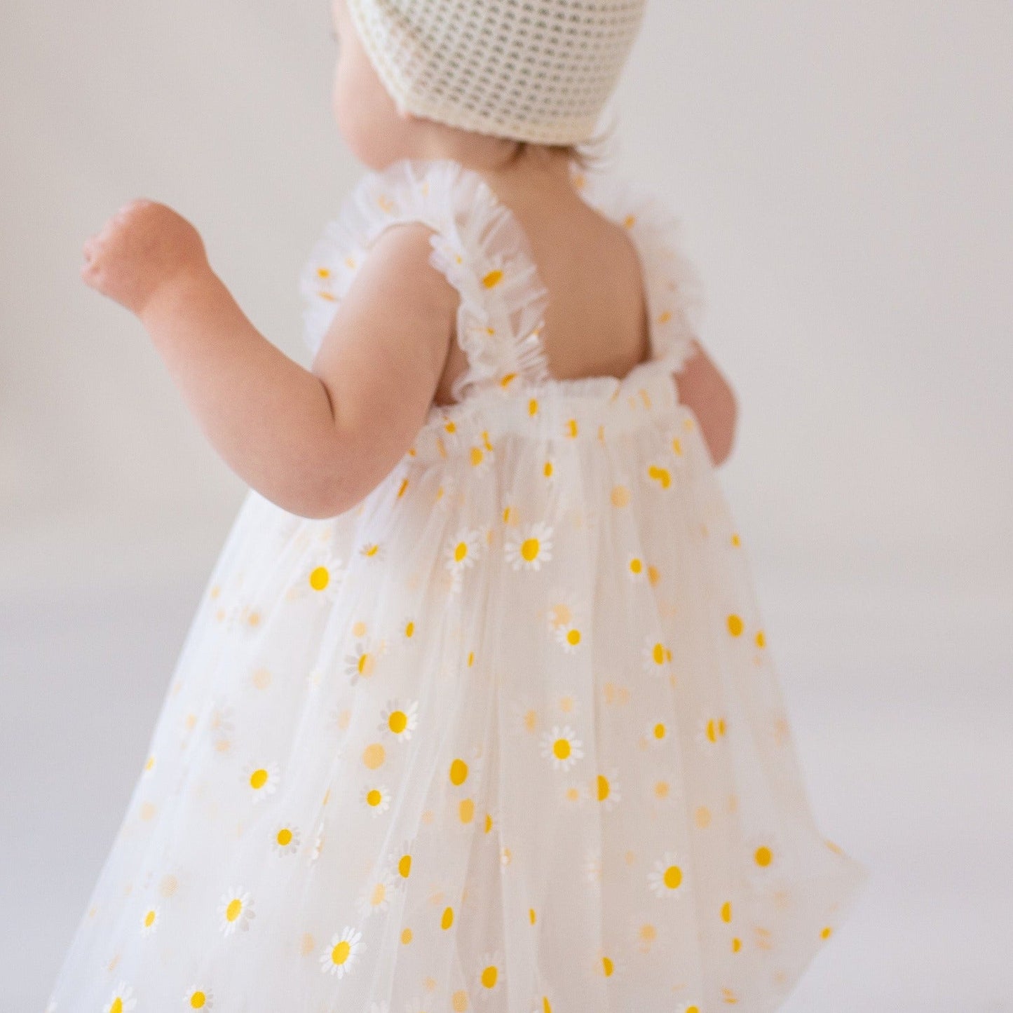Little Manta Daisy Tulle Dress
