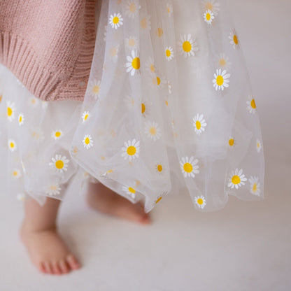 Little Manta Daisy Tulle Dress