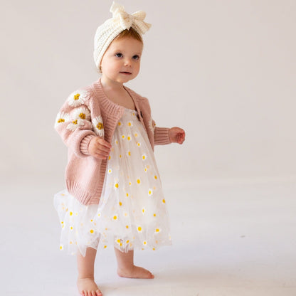 Little Manta Daisy Tulle Dress