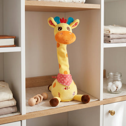 Little Manta Singing Giraffe Plush Toy