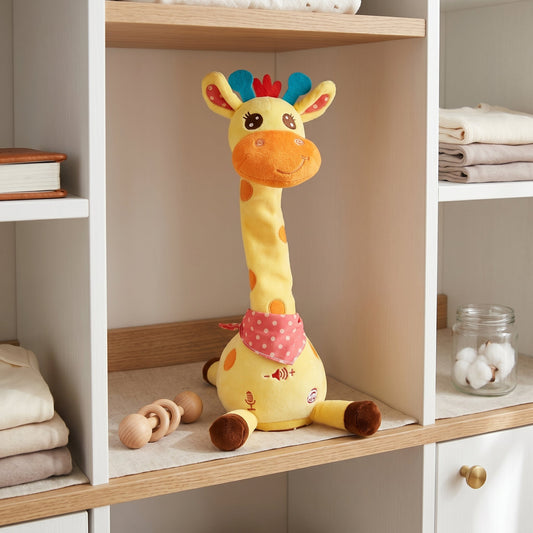 Little Manta Singing Giraffe Plush Toy