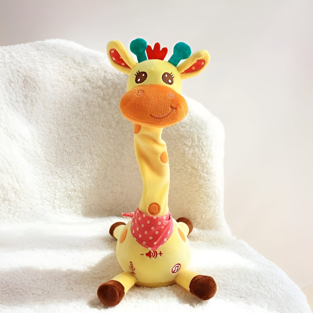 Little Manta Singing Giraffe Plush Toy