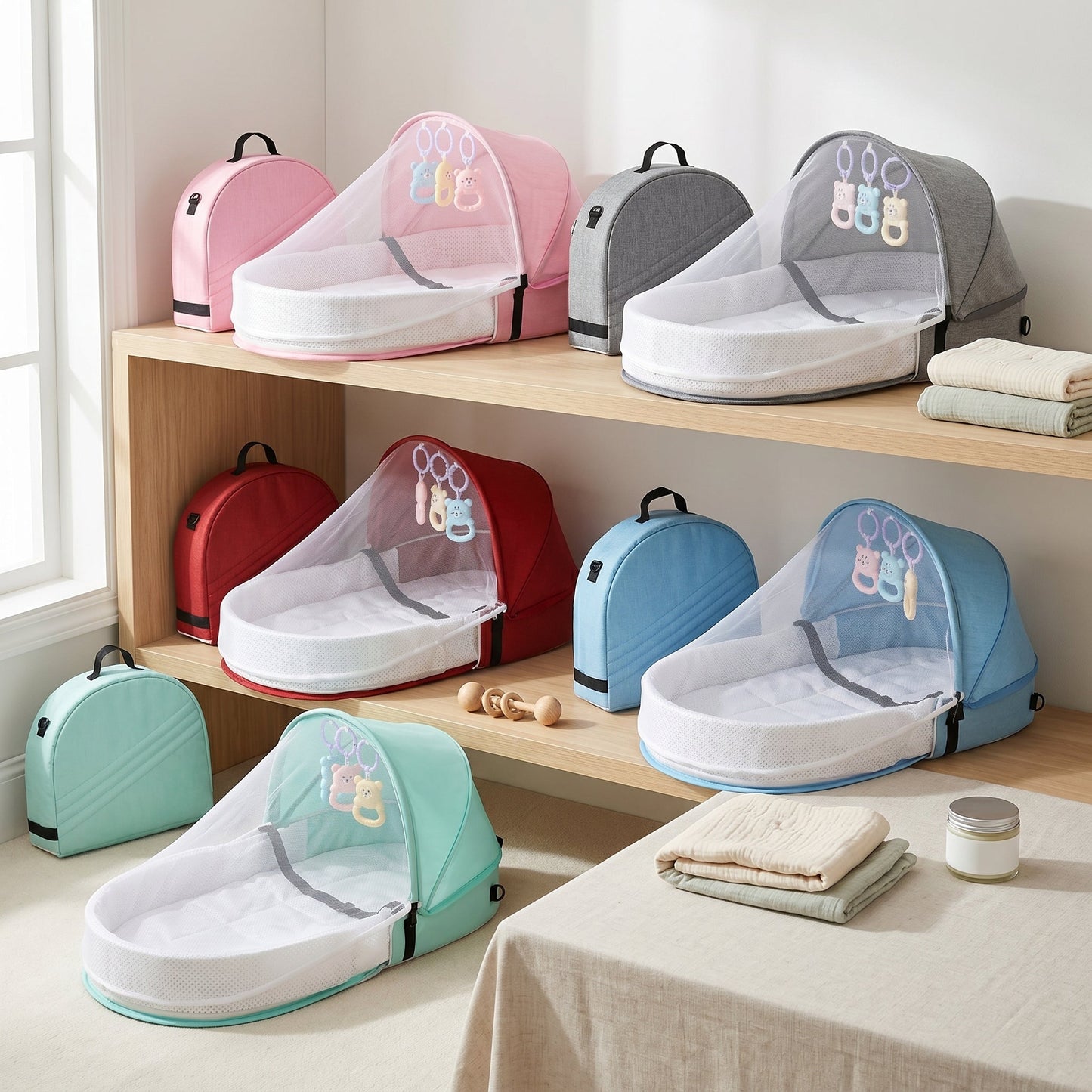 Little Manta Travel Mosquito Baby Bed