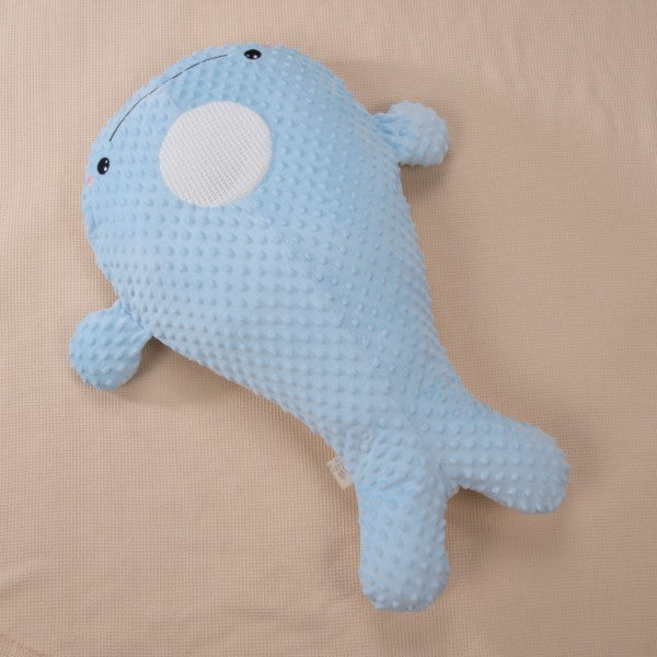 Little Manta Whale Tummy Relief Pillow