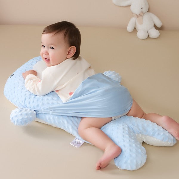 Little Manta Whale Tummy Relief Pillow