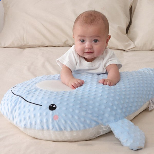 Little Manta Whale Tummy Relief Pillow