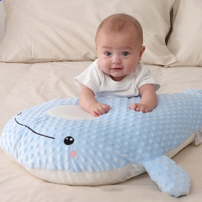 Little Manta Whale Tummy Relief Pillow