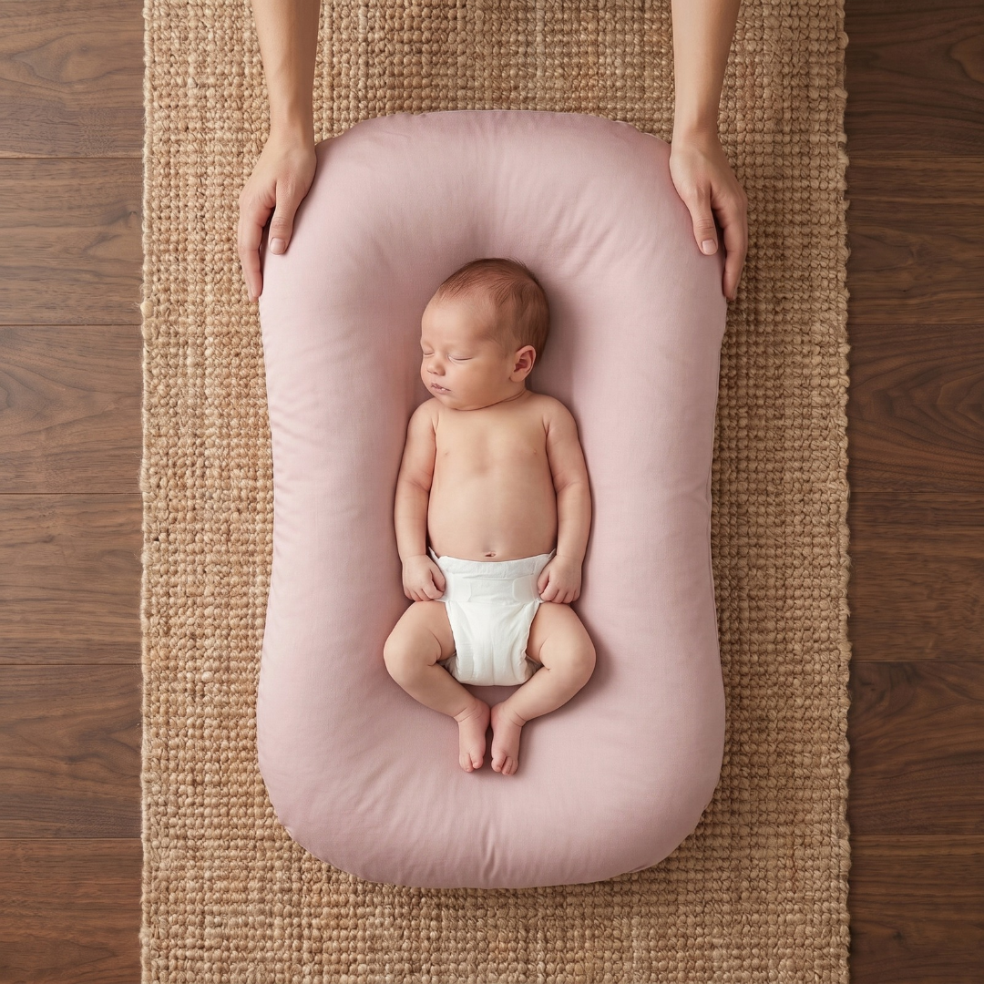 Little Manta Pastel Baby Lounger Pillow